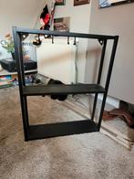 Open metalen wand kastje, Huis en Inrichting, Minder dan 50 cm, Rond, Ophalen of Verzenden, Zo goed als nieuw