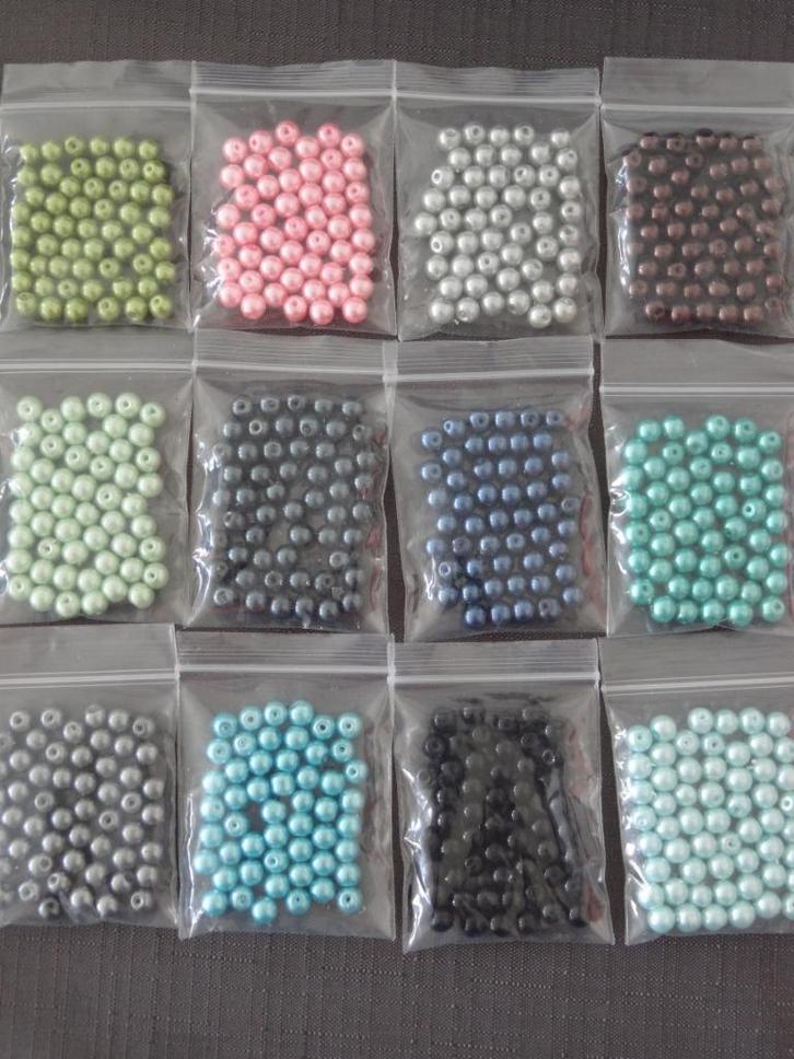 NIEUW! Glazen Parel Kralen Diverse Kleuren >Snelle Verzendin, Hobby en Vrije tijd, Kralen en Sieraden maken, Nieuw, Kraal, Ophalen of Verzenden