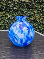 Fridio Bolvaas Delftsblauw diameter 25 cm, Huis en Inrichting, Woonaccessoires | Vazen, Minder dan 50 cm, Verzenden, Blauw, Glas