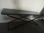 Sidetable metaal van woood, Ophalen, 100 tot 150 cm, Zo goed als nieuw, Metaal