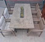 Unieke tuinset met zinken bak voor planten/kruiden etc, Tuin en Terras, Ophalen