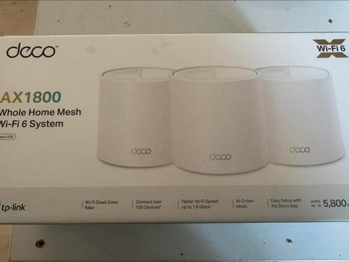 TP-Link AX1800 Whole Home Mesh Wifi-systeem Deco X20, Computers en Software, WiFi-versterkers, Nieuw, Ophalen