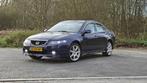 Honda Accord 2.4 I Sedan Type S AUT 2005 Blauw, Auto's, Honda, 74 €/maand, Zwart, Leder en Stof, Sedan