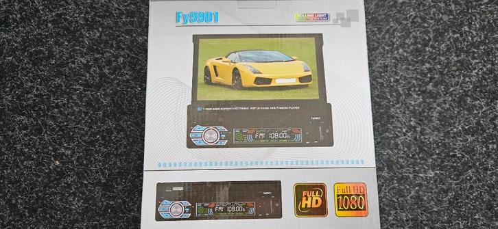 AUTO RADIO FY9901 RADIO +SCHERM FULL HD 1080, Auto diversen, Autoradio's, Nieuw, Ophalen