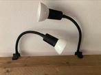 2 st. Philips buigbare tafellampen / burolampen (jaren 80), Huis en Inrichting, Lampen | Tafellampen, Ophalen of Verzenden, Gebruikt