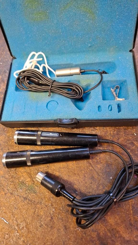 2x Vintage Microfoons - Nordmende, Muziek en Instrumenten, Microfoons, Gebruikt, Overige typen, Ophalen of Verzenden