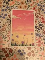 Vinyl sticker schilderij bloemen en roze lucht, Verzamelen, Nieuw, Ophalen of Verzenden, Dier en Natuur