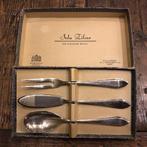 Verzilverd besteksetje Sola Zilver in originele doos, Antiek en Kunst, Antiek | Bestek, Ophalen of Verzenden