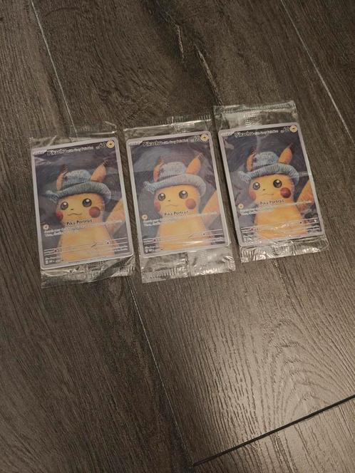 Pikachu with Grey Felt Hat #85 van Gogh Pokemon Promo sealed, Hobby en Vrije tijd, Verzamelkaartspellen | Pokémon, Nieuw, Losse kaart