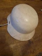 Witte Helm - Militaria, Ophalen of Verzenden, Overige soorten, Overige gebieden, Helm of Baret