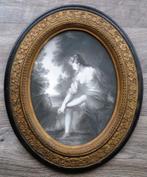 Omstreeks 1850 Lithografie Steendruk Dame Naakt Naakte Vrouw, Ophalen of Verzenden