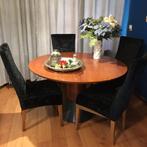 Ronde/ovale eettafel, Huis en Inrichting, 100 tot 150 cm, Gebruikt, Ophalen, Vijf personen of meer