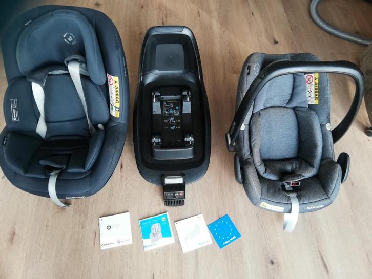 Maxi Cosi Family Fix One (I-size) + Rock + Pearl Pro, Kinderen en Baby's, Autostoeltjes, Zo goed als nieuw, Maxi-Cosi, 0 t/m 18 kg