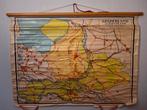 Oude Schoolkaart Gelderland en Flevoland, Ophalen of Verzenden, Aardrijkskunde