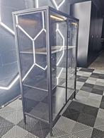 GLAZEN Vitrinekast ( met licht ), Ophalen, 25 tot 50 cm, Glas, 50 tot 100 cm