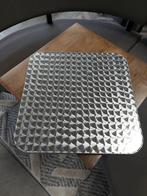 Horeca tafelblad 60 x 60 cm aluminium nieuw, Ophalen, 50 tot 100 cm, Vierkant, 50 tot 100 cm
