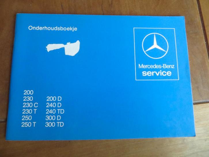 Nieuw onderhoudsboekje Mercedes W123 benzine, diesel 1980, Auto diversen, Handleidingen en Instructieboekjes, Ophalen of Verzenden