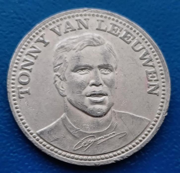 Penning - Tonny van Leeuwen - Shell 1970, Postzegels en Munten, Penningen en Medailles, Overige materialen, Nederland, Verzenden