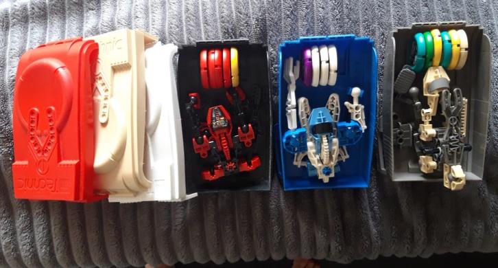 4 stuks Lego Technic Slizers / roborider, Kinderen en Baby's, Speelgoed | Duplo en Lego, Zo goed als nieuw, Lego, Complete set
