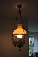 Hanglamp, olielamp, Huis en Inrichting, Lampen | Hanglampen, Ophalen of Verzenden, Gebruikt, 75 cm of meer