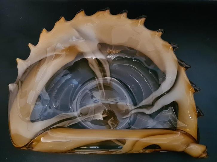 Glaskunst oester (Schaal), Antiek en Kunst, Kunst | Designobjecten, Ophalen