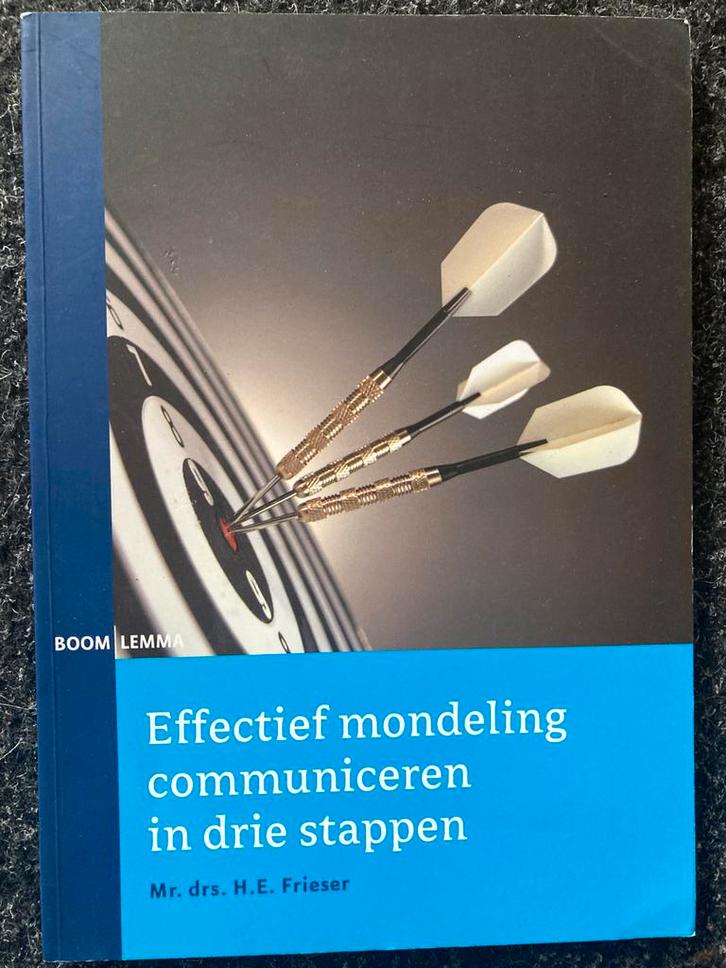 Effectief mondeling communiceren in drie stappen, Boeken, Wetenschap, Zo goed als nieuw, Sociale wetenschap, Ophalen of Verzenden