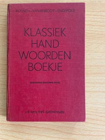 Klassiek Handwoordenboekje beschikbaar voor biedingen