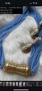 Marokkaanse sieraden blauw, Ophalen of Verzenden, Zo goed als nieuw, Blauw, Overige materialen