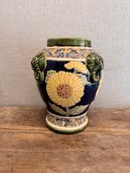 Italiaanse vaas vintage leeuwenkop paardenbloem, Antiek en Kunst, Antiek | Vazen, Ophalen of Verzenden