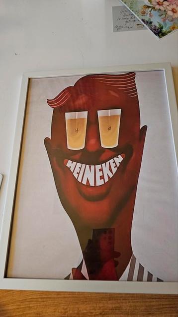 Heineken Charley Vinyl Poster - Vintage! beschikbaar voor biedingen