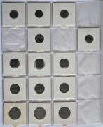 Nederland zink cent 2e wereldoorlog alle 14 PR kwaliteit, Ophalen of Verzenden, Koningin Wilhelmina, 25 cent, Setje