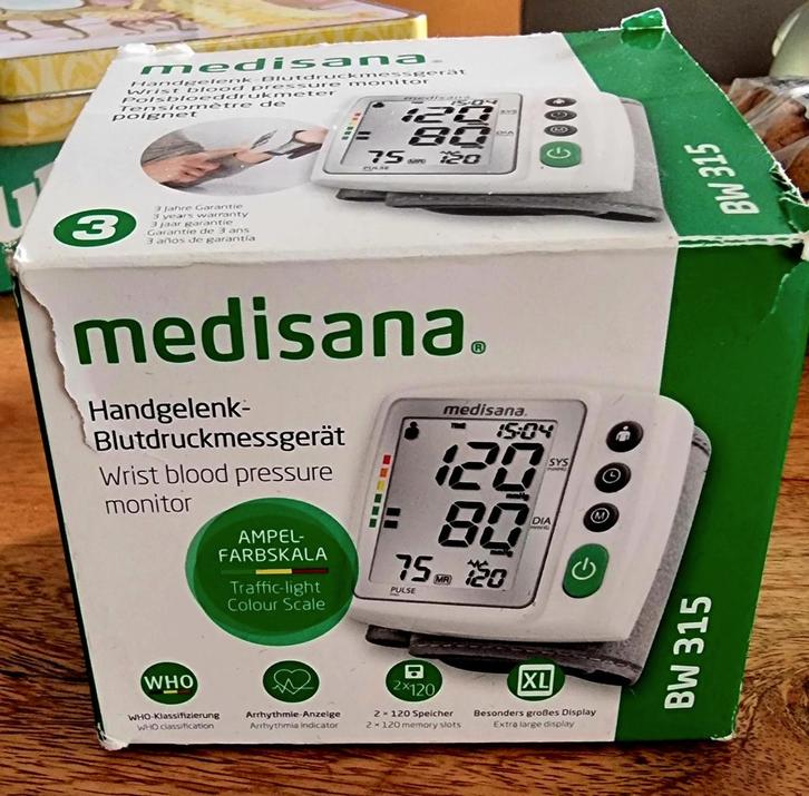Medisana BW 315 bloeddrukmeter, Sport en Fitness, Gezondheidsproducten en Wellness, Ophalen of Verzenden