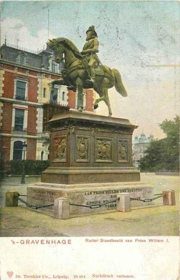 (301-107-029) Den Haag Ruiter Standbeeld van Prins Willem I beschikbaar voor biedingen