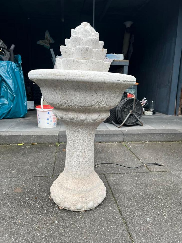 Fontein met nieuw pompje te koop!, Tuin en Terras, Waterpartijen en Fonteinen, Gebruikt, Fontein, Graniet, Ophalen of Verzenden