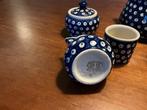 Aardewerk Melk en Suikerstel Pools, Huis en Inrichting, Keuken | Servies, Overige typen, Ophalen of Verzenden, Zo goed als nieuw