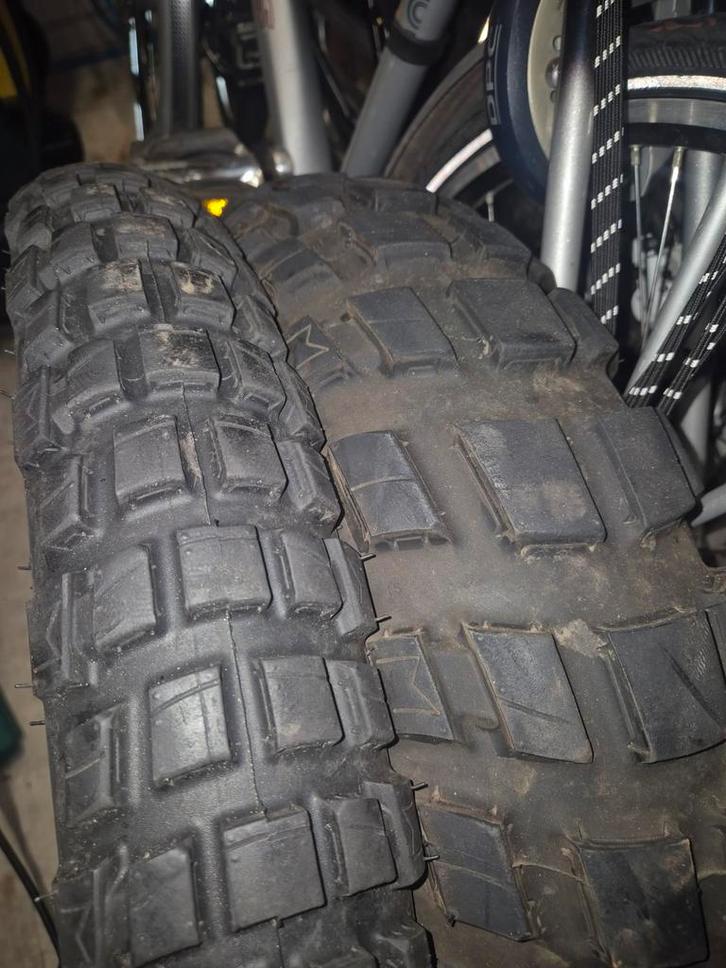 Set Michelin Anakee Wild 90/90-21 en 150/70-18 Band, Motoren, Onderdelen | Merk-onafhankelijk, Gebruikt, Ophalen of Verzenden