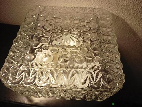 Plafonnière  /plafondlamp /klein model van Massive te België, Huis en Inrichting, Lampen | Plafondlampen, Zo goed als nieuw, Glas