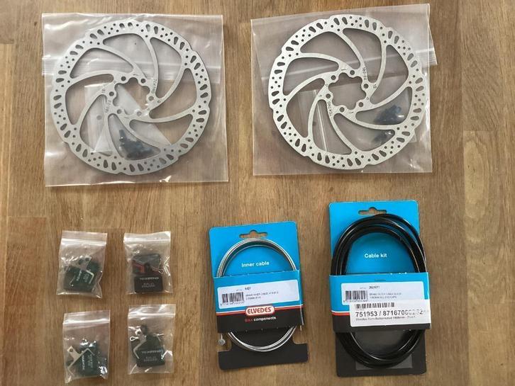 Super73 ZX set remblokken en remschijven nieuw, Fietsen en Brommers, Fietsonderdelen, Nieuw, Algemeen, Overige typen, Ophalen