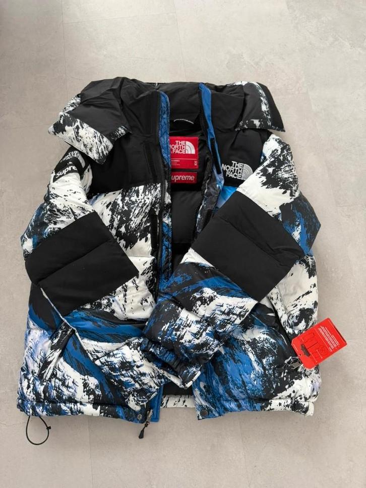 Supreme The North Face Mountain Baltoro Jacket Blue/white, Kleding | Heren, Jassen | Winter, Nieuw, Maat 48/50 (M), Overige kleuren