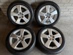 Set Mercedes C-Klasse W205 S205 Velgen + Winterbanden, Ophalen, Banden en Velgen, 17 inch, Winterbanden