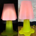 Vintage jaren 90 Ikea Mammut kunststof lamp bloem roze, Kunststof, Gebruikt, Ophalen of Verzenden, Minder dan 50 cm