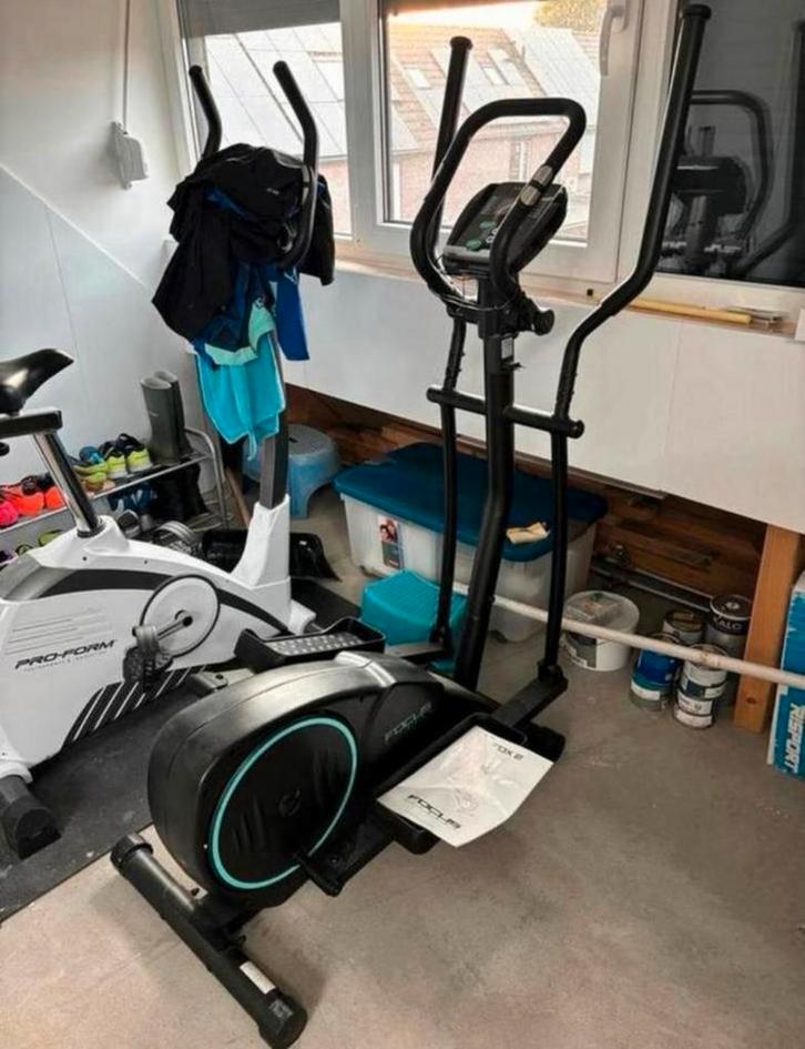 Focus Fox 2 Crosstrainer - Complete Workout!, Sport en Fitness, Fitnessapparatuur, Gebruikt, Crosstrainer, Armen, Metaal, Ophalen