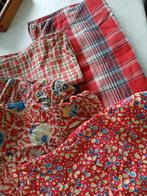 Verschillende retro folklore stoffen, Gebruikt, Overige kleuren, 120 cm of meer, Ophalen of Verzenden