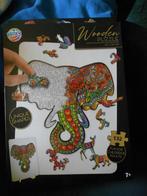 Wooden puzzle Olifant houten puzzel  NIEUW, Ophalen, Minder dan 500 stukjes, Nieuw, Overige typen