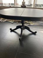 Zwarte tafel Hout uitklapbare tafel, Huis en Inrichting, Tafels | Eettafels, Ophalen, Zo goed als nieuw, Rechthoekig, 50 tot 100 cm