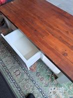 Acacia houten salontafel, Ophalen, Gebruikt, 100 tot 150 cm, 50 tot 100 cm