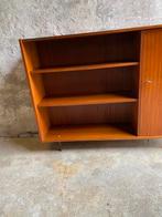 Teak Mid Century mid-board kast , jaren 60, Ophalen, Huis en Inrichting
