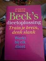 Beck's dieetoplossing - Train je brein, denk slank, Ophalen of Verzenden, Zo goed als nieuw, Dieet en Voeding, Judith S. Beck