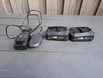 Bosch all 2x 18v 1.5ah accu Met lader beschikbaar voor biedingen