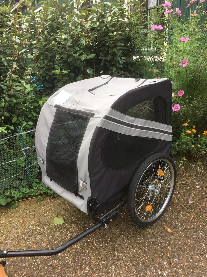 Hondenfietskar fietskar incl fietsbevestiging, Dieren en Toebehoren, Honden-accessoires, Gebruikt, Ophalen